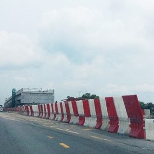 Road Upgrade And New Flyover Construction Along The Pulau Indah Expressway