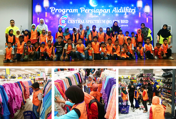 Hari Raya Preparations Program for Underprivileged Children in Pulau Indah