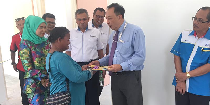 Handover House’s Keys To The Indigenous People (Orang Asal) Of Pulau Indah