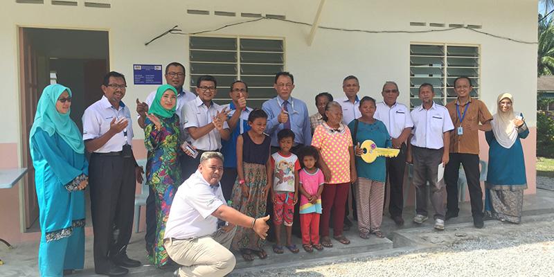 Handover house's keys to the Indigenous People (Orang Asal) of Pulau Indah