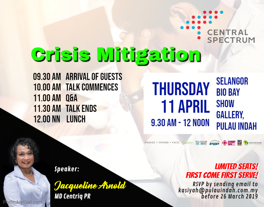 Crisis Mitigation - Corporate talk by Jacqueline Arnold